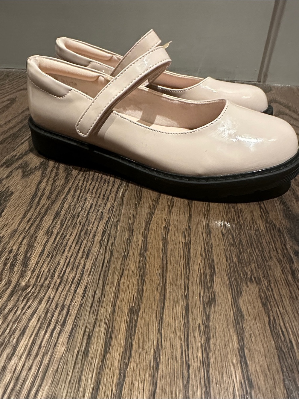 Mary Jane Patent Shoe - Light Pink